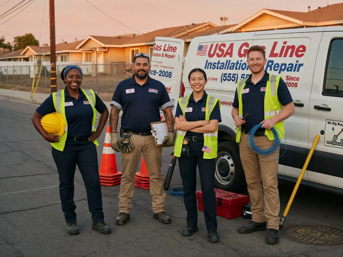 Gas Line Installation company in Lincoln University, PA